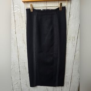 Derek Lam 10 Crosby Elegant Black Pencil  Women's Skirt Sz P- Small